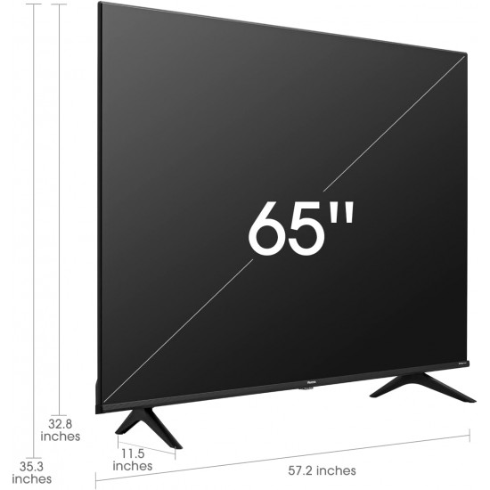 Hisense 55"/65"/70" -Inch Class A6 Series 4K UHD Smart Google TV with Alexa Compatibility, Dolby Vision HDR, DTS Virtual X, Sports & Game Modes, Voice Remote, Chromecast Built-in (A6H)