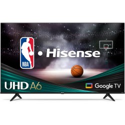 Hisense 55"/65"/70" -Inch Class A6 Series 4K UHD Smart Google TV with Alexa Compatibility, Dolby Vision HDR, DTS Virtual X, Sports & Game Modes, Voice Remote, Chromecast Built-in (A6H)