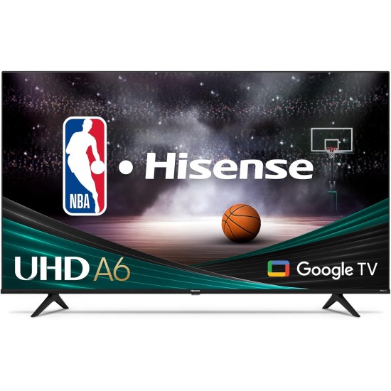 Hisense 55"/65"/70" -Inch Class A6 Series 4K UHD Smart Google TV with Alexa Compatibility, Dolby Vision HDR, DTS Virtual X, Sports & Game Modes, Voice Remote, Chromecast Built-in (A6H)