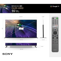 Sony A90J 55"/ 65" / 83" Inch 55A90J 65A90J 83A90J TV: BRAVIA XR OLED 4K Ultra HD Smart Google TV