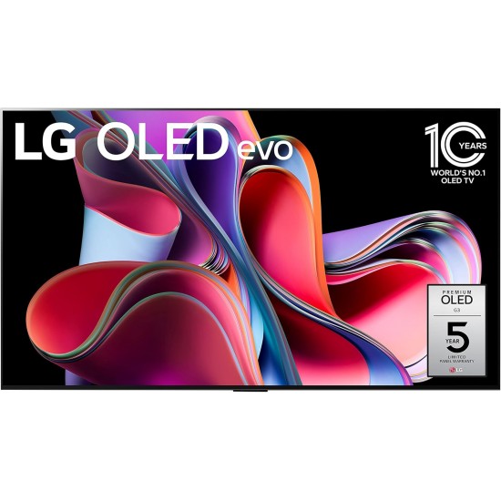 LG G3 Series 48"/55"/65"/77"-Inch Class OLED evo 4K Processor Smart Flat Screen TV for Gaming with Magic Remote AI-Powered Gallery Edition OLEDG3PUA, with Alexa Built-in
