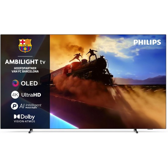 Philips Ambilight 77OLED760 4K OLED Smart TV - 77-inch Screen with P5 AI Perfect Picture Engine Ultra HD, Titan OS, Dolby Vision and Atmos Sound - Works with Alexa and Google Voice Assistant Philips Ambilight 77OLED760 4K OLED Smart TV - 77-inch Screen with P5 AI Perfect Picture Engine Ultra HD, Titan OS, Dolby Vision and Atmos Sound - Works with Alexa and Google Voice Assistant