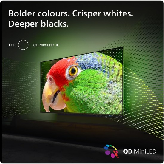 Philips 55PML9009 4K UHD HDR Google Smart LED TV, 55"