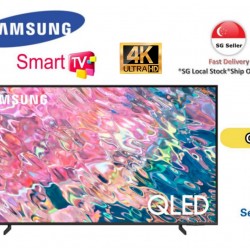 SAMSUNG 55-Inch Class QLED Q60B 55Q60B Series - 4K UHD Dual LED Quantum HDR Smart TV with Alexa Built-in