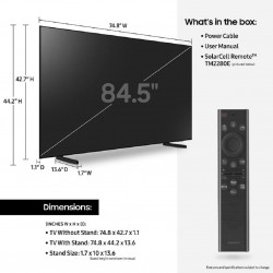 SAMSUNG 85 85Q60B 85Q60C QLED 4K Q60C Series Quantum HDR, Dual LED, Smart TV with Alexa Built-in 