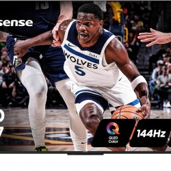 Hisense 85-Inch Class QD7 QD7N Series QLED 4K UHD Google Smart TV 85QD7N - QLED, Native 144Hz, Motion Rate 240, Direct Full Array, Game Mode Pro, Alexa Compatibility