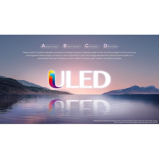 Hisense ULED 4K Premium Quantum Dot QLED Series U6H 55"/75"-Inch Smart Google TV, Dolby Vision Atmos, Voice Remote, Compatible with Alexa Hisense ULED 4K Premium Quantum Dot QLED Series U6H 55"/75"-Inch Smart Google TV, Dolby Vision Atmos, Voice Remote, Compatible with Alexa