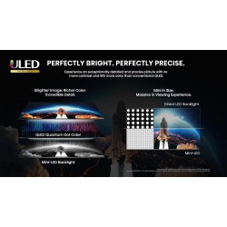 Hisense 55"/65"/75" -Inch Class U7 Series Mini-LED ULED 4K UHD Google Smart TV (U7K) - QLED, Native 144Hz, 1000-Nit, Dolby Vision IQ, Full Array Local Dimming, Game Mode Pro, Alexa Compatibility