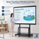 Good Quality Price Touch Interactive Whiteboard Android windows Ops Double System Digital Blackboard for University