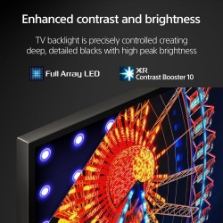 Sony BRAVIA XR, XR-85X90L, 85" TV, Full Array LED, 4K HDR 120Hz, Google TV, Smart TV, Works with Alexa, with Exclusive PS5 Features, HDMI 2.1, Game Menu with ALLM + VRR