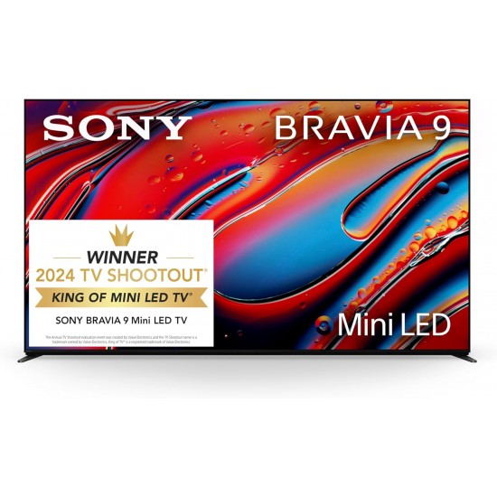 Sony 65"/75"/85" Inch Mini LED XR90 4K Ultra HD TV BRAVIA 9 Smart Google TV with Dolby Vision HDR and Exclusive Features for PlayStation 5 (K-65XR90), 2024 Model